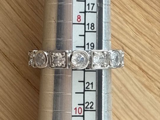 Anelli: Luxus Elegante Gr.18:8 Ring  Memoire Silberfarben – Nuovo (secondo la descrizione) da Biel-Bienne venduto da Roserosse13 9