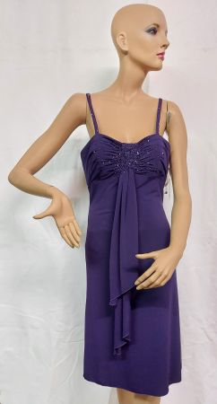 Neues elegantes lila Cocktailkleid / Trägerkleid Gr. 36