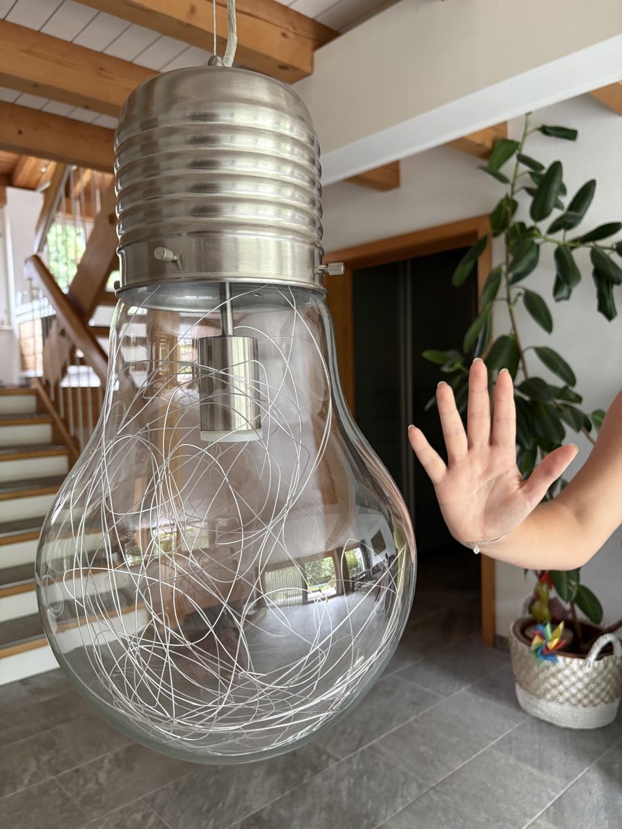 Lampadari & plafoniere: Dekorative Glühbirnen-Lampe mit Draht-Geflecht – Usato da Au ZH venduto da Samson84 1