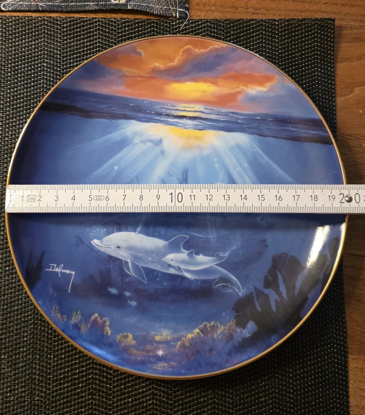 Assiettes: Delphin Teller aus Sammlung – D'occasion à Bäretswil par mar_py98 1