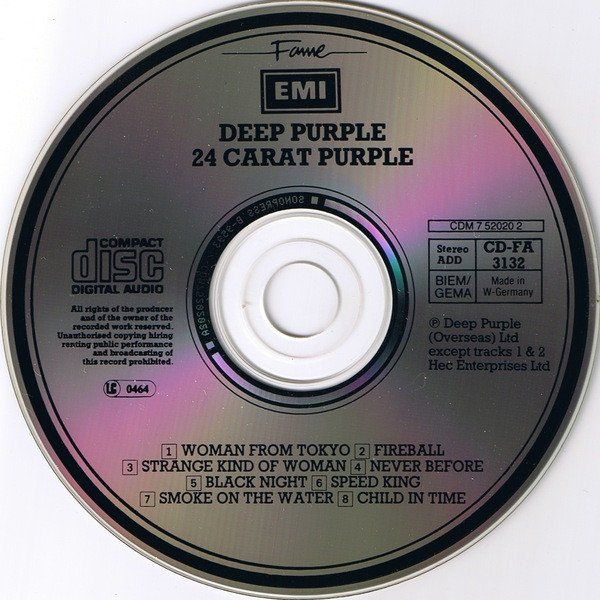 CD: Deep Purple - 24 Carat – Usato da Unterbäch venduto da dadin 2