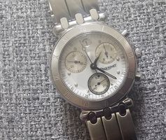 Pequignet Chronographe Acier, Élégance Intemporelle, Rare!