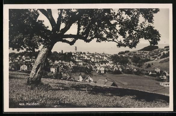 Cartes postales: AK Heiden, Ortsansicht, 1938 – D'occasion à Berlin par bartko-reher