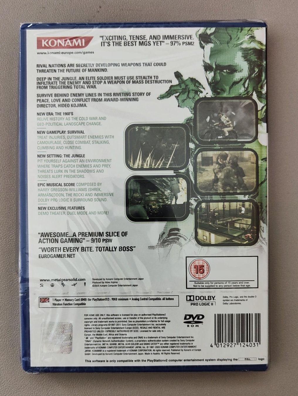 Giochi: Metal Gear Solid 3 Snake Eater PS2 - NEU / Sealed – Nuovo e nell'imballaggio originale da Bern venduto da breesell321 1