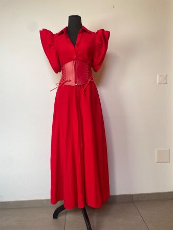 Boho Maxikleid aus Viscose
