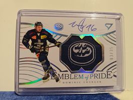 Sportzoo. Dominic Zwerger 3/35 Emblem of Pride. HC Ambri