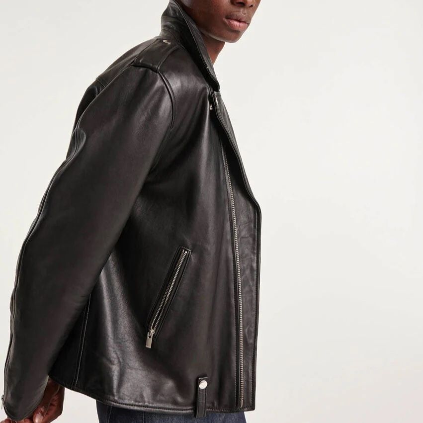 Kooples Giacche: Kooples Schwarze Leder-Bikerjacke, Grösse L – Usato da Zürich venduto da acrossbridges 7