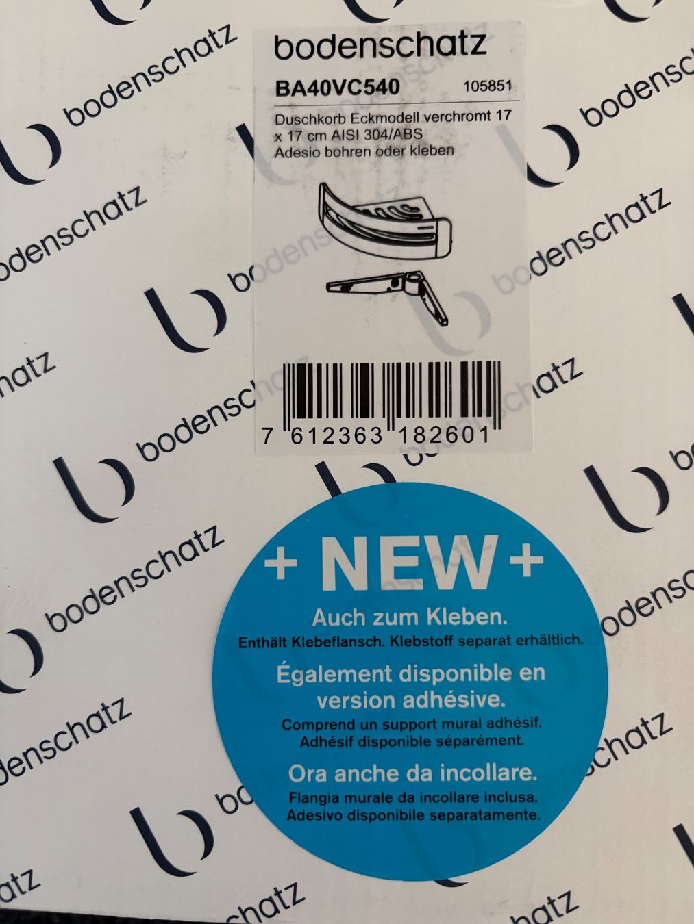 Portasapone: Duschkorb Eckmodell, Bodenschatz – Nuovo e nell'imballaggio originale da Winterthur venduto da efant12 5