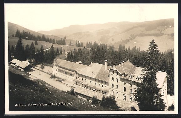 Cartes postales: Schwefelberg-Bad, Blick auf den Ortsteil – D'occasion à Berlin par bartko-reher