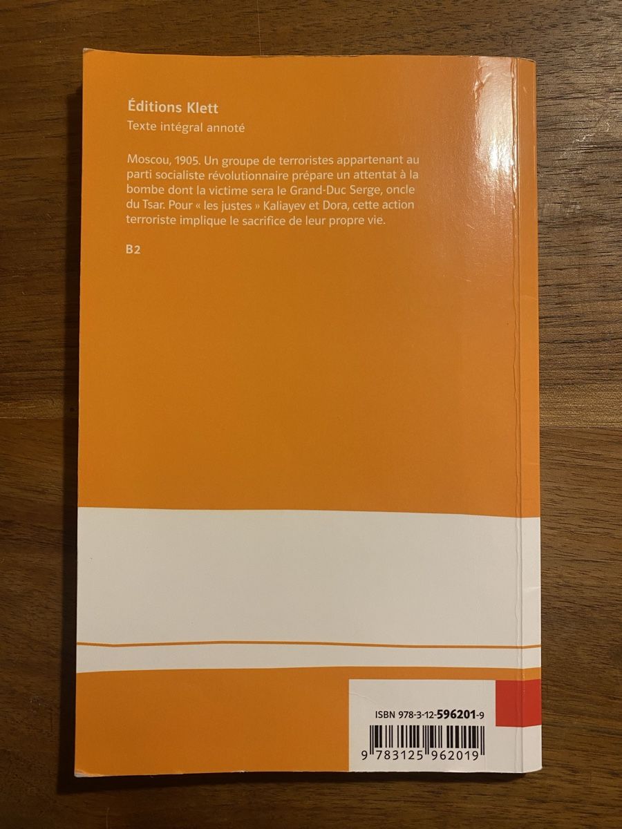 Bücher: Albert Camus: Les Justes – Gebraucht aus Zürich von Max_Duer 1