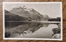 Spiegelung im Silsersee 1951