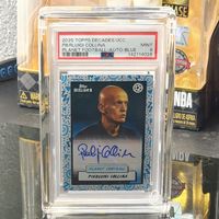 Carte football Pierluigi Collina Topps 2025 PSA 9
