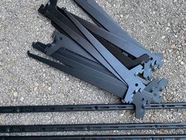 Fixation étagère noir