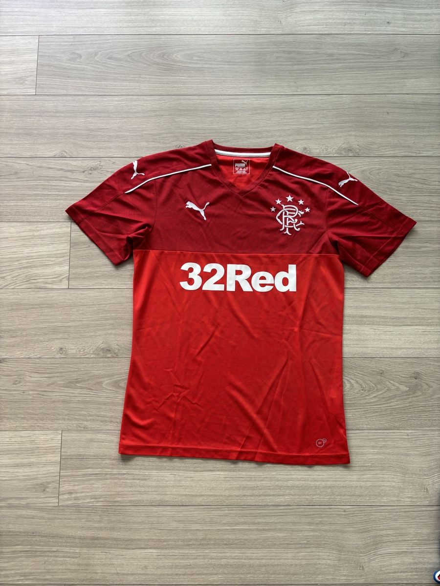 Puma Leibchen & Hosen: 2017-18 Rangers Away Shirt – Gebraucht aus Castione von REER