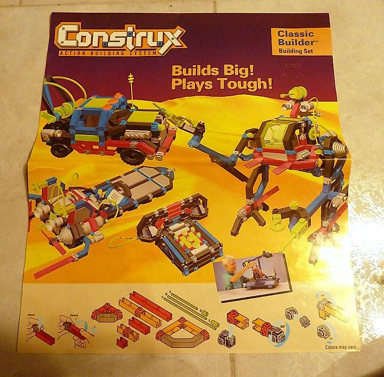 Kit di costruzioni: Construx Classic Builder Vintage - mallette et notice - 1996 – Usato da Le Mont sur Lausanne venduto da FredjB 2