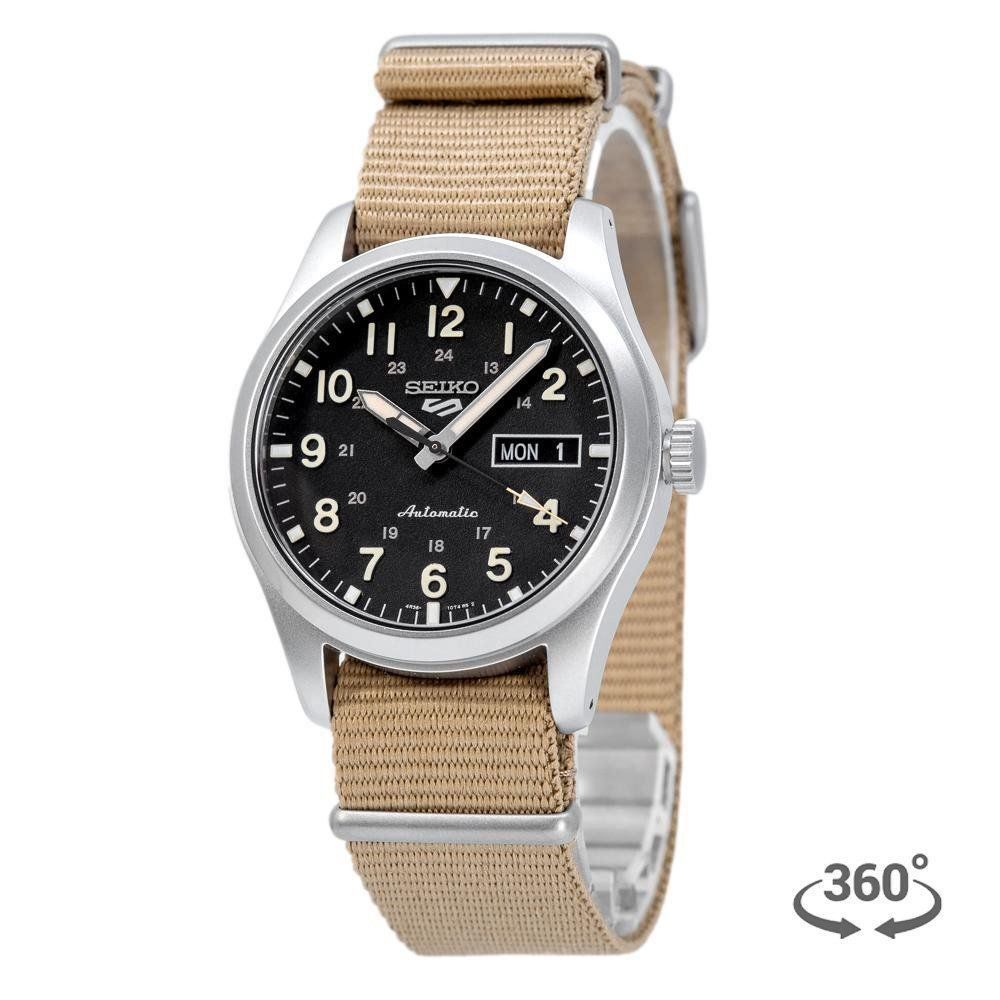 Seiko Uhren: Seiko SRPG35K1 5 Sports Black Dial – Neu und originalverpackt aus Schindellegi von harveystore