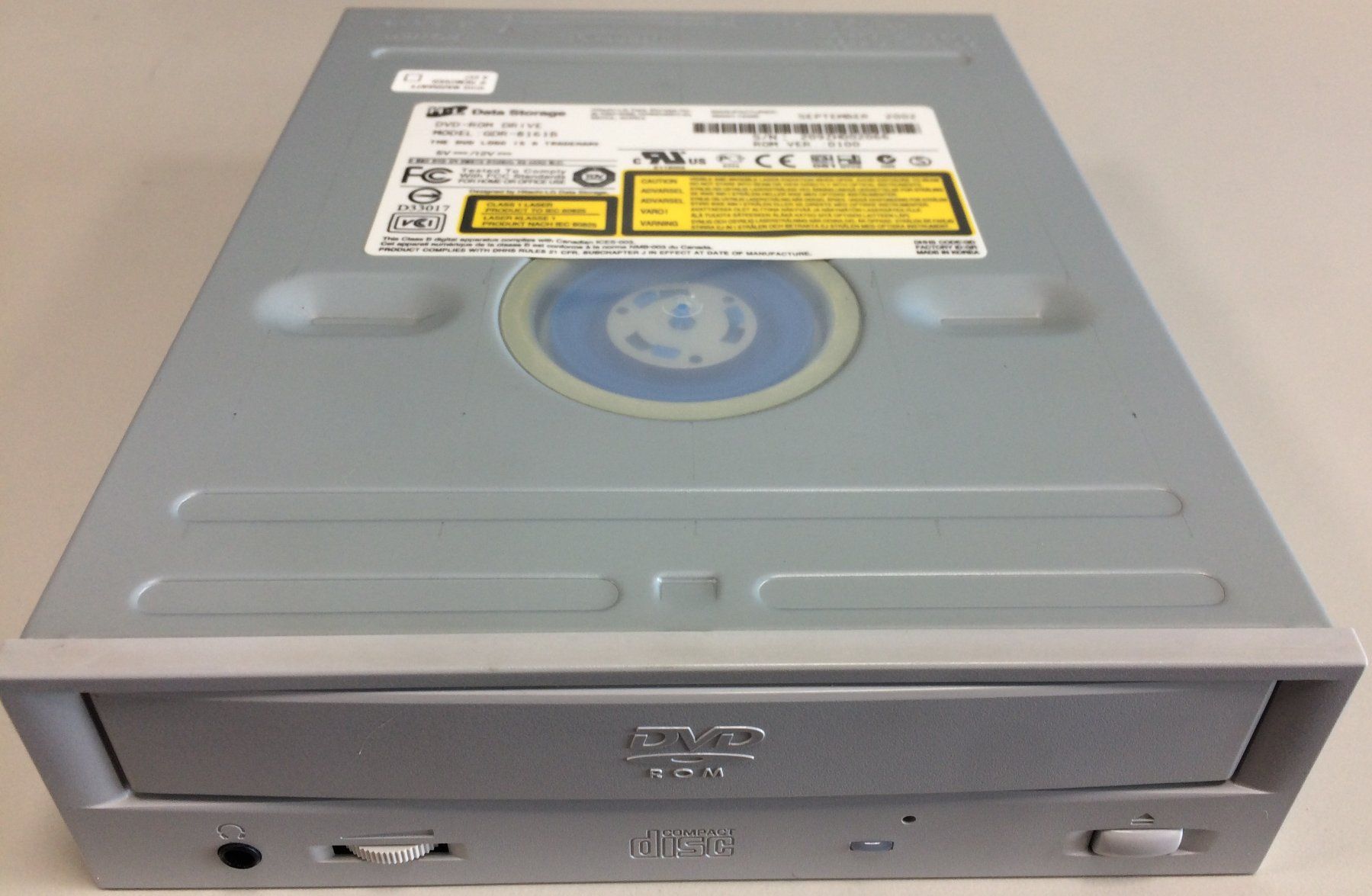 PCs: HL Data Storage GDR-8161B DVD-ROM IDE 5,25" grau – Gebraucht aus Reinach AG von RiesenServicesGmbH