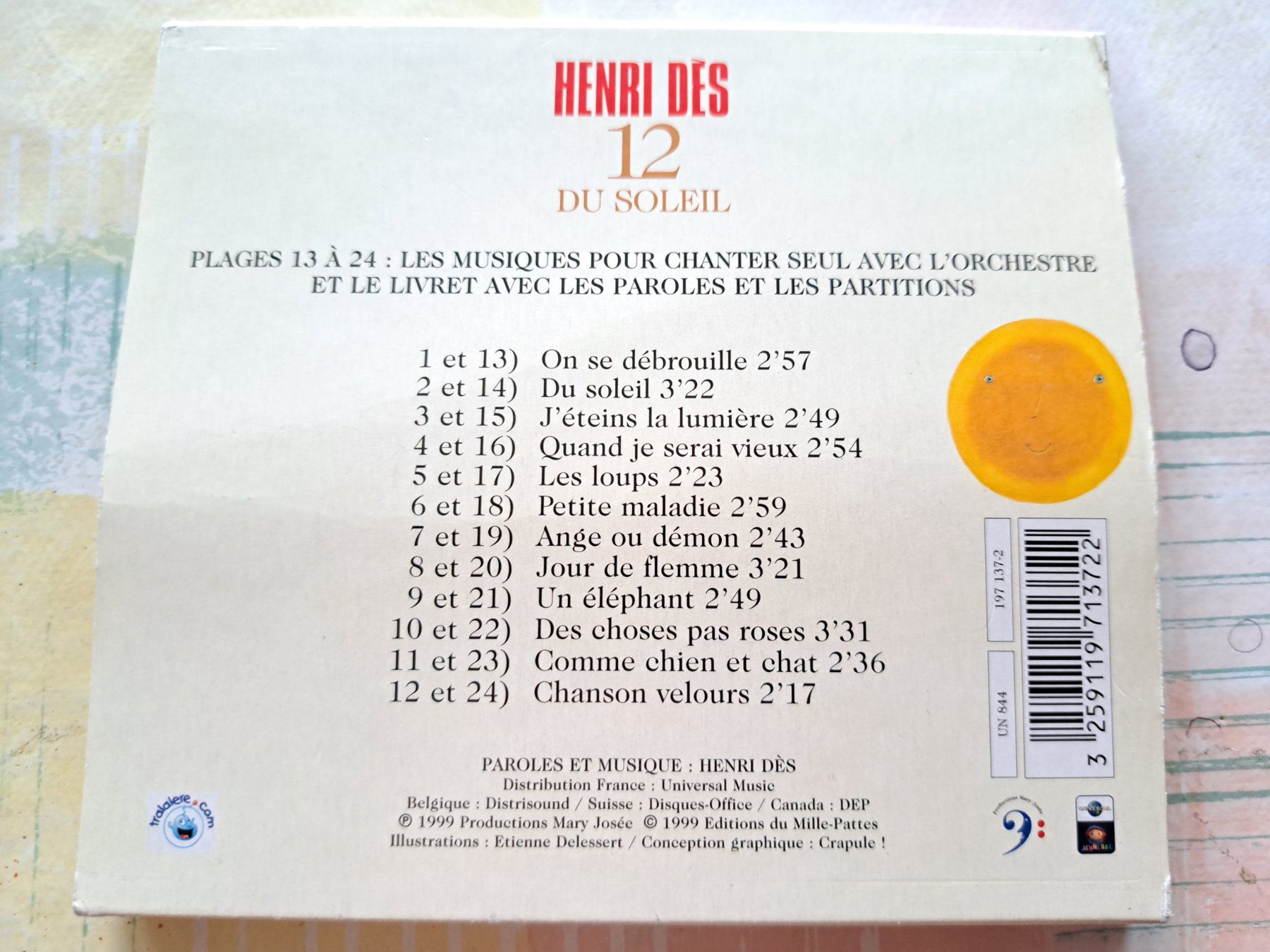 CDs: Cd Henri Dès - Du soleil – D'occasion à Pully par bro_n52j 1
