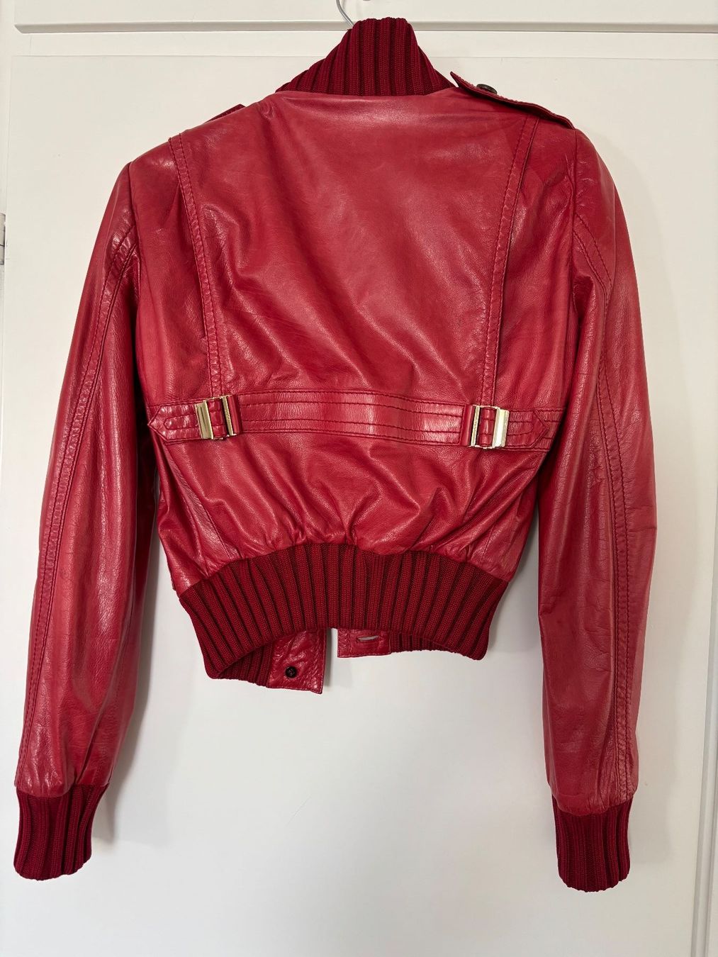 Gucci Giacche: Gucci Ledejacke /Bomberjacke rot  34 – Usato da Herrliberg venduto da mayfi 6