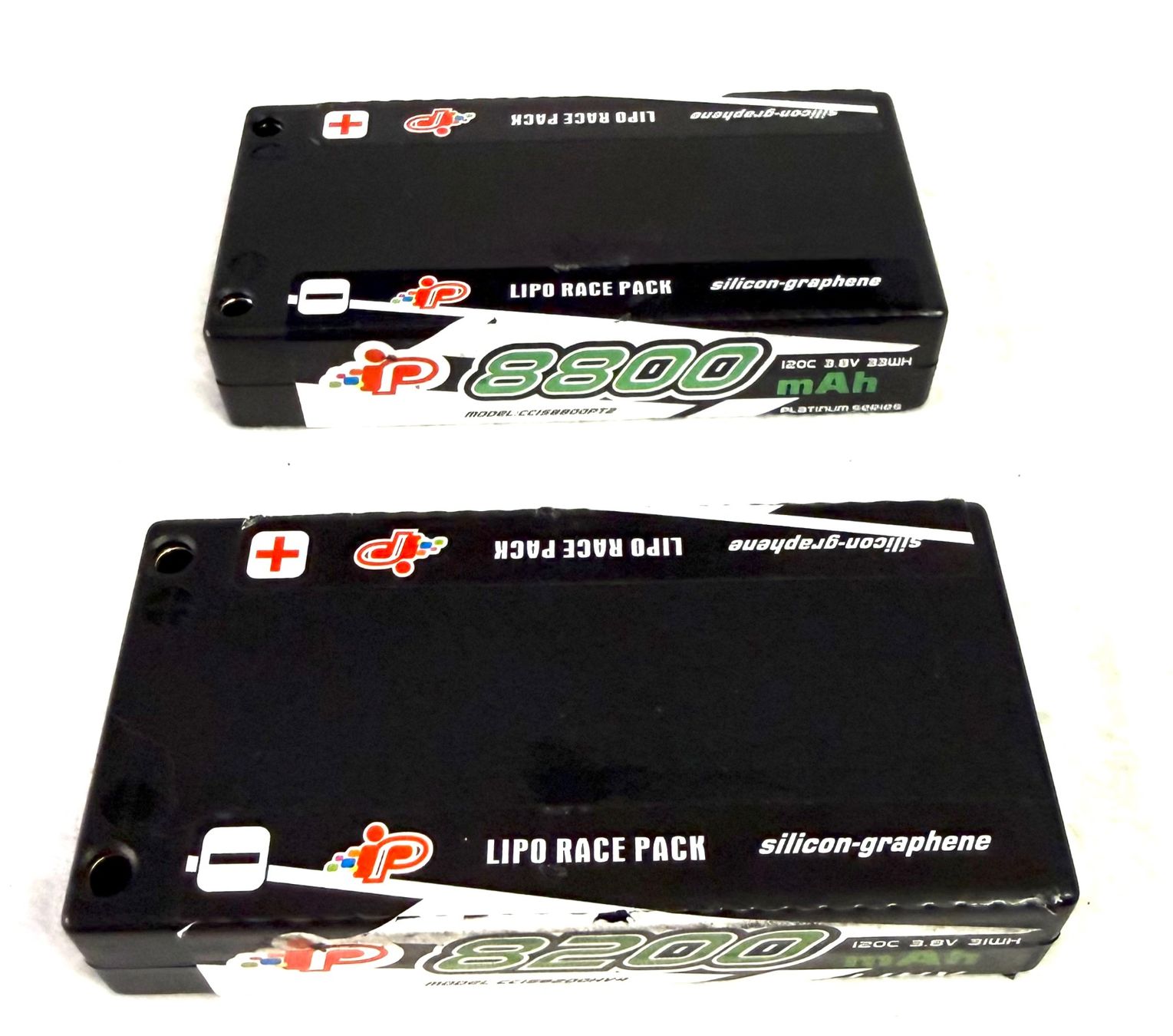 Modellismo RC: SET DE 2 BATTERIES IP 8800 MAH 3.8V – Usato da Yverdon-les-Bains venduto da Fijo-rc