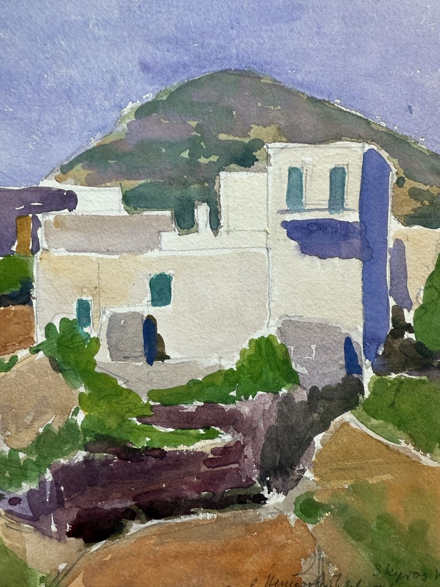 Dipinti: Aquarell Gemälde Emil Hungerbühler – Usato da Chur venduto da CJ340 4