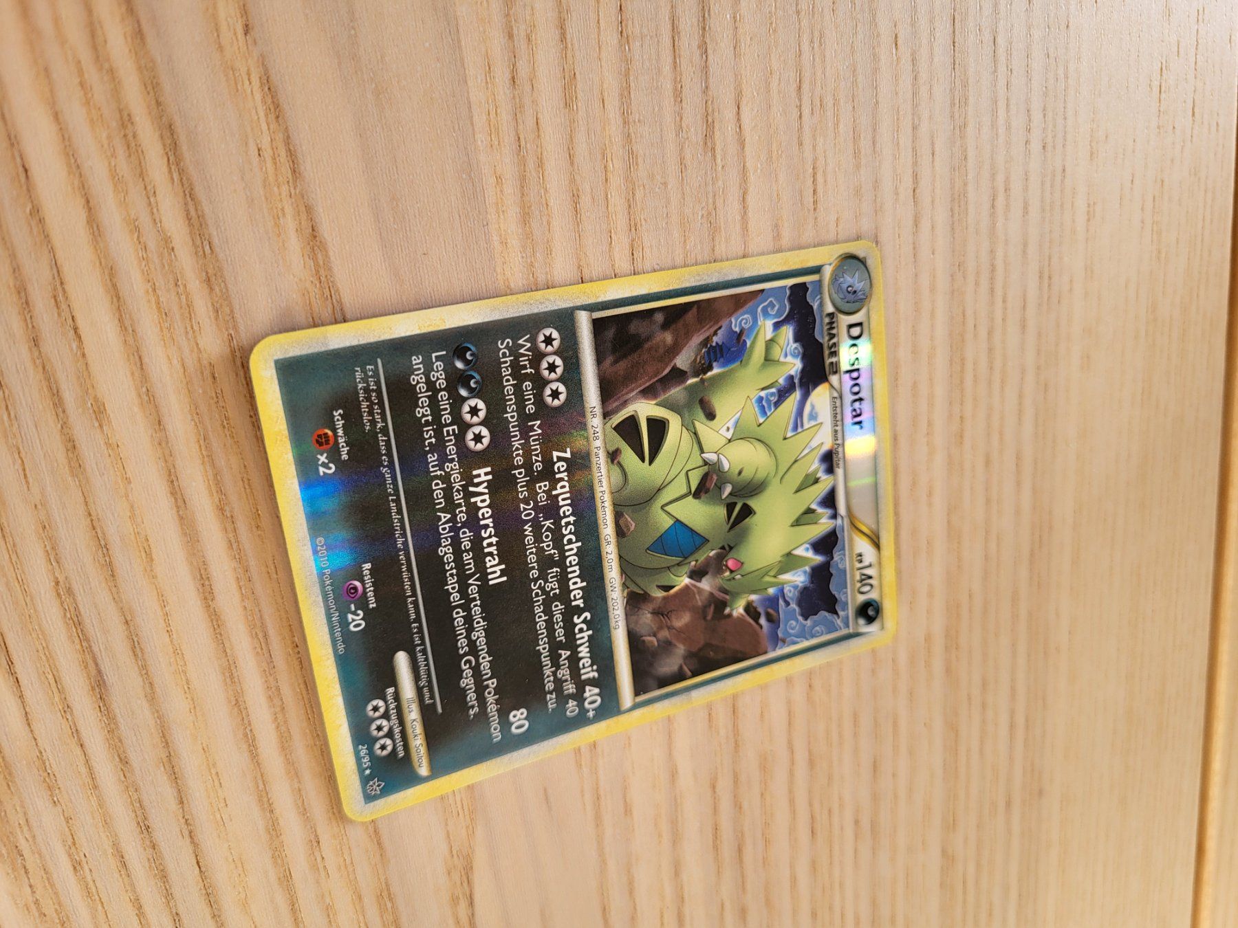 Pokémon Carte collezionabili: Despotar / Tyranitar (Unleashed 26/95) reverse holo – Usato da Erlenbach ZH venduto da ram_mjn5 1