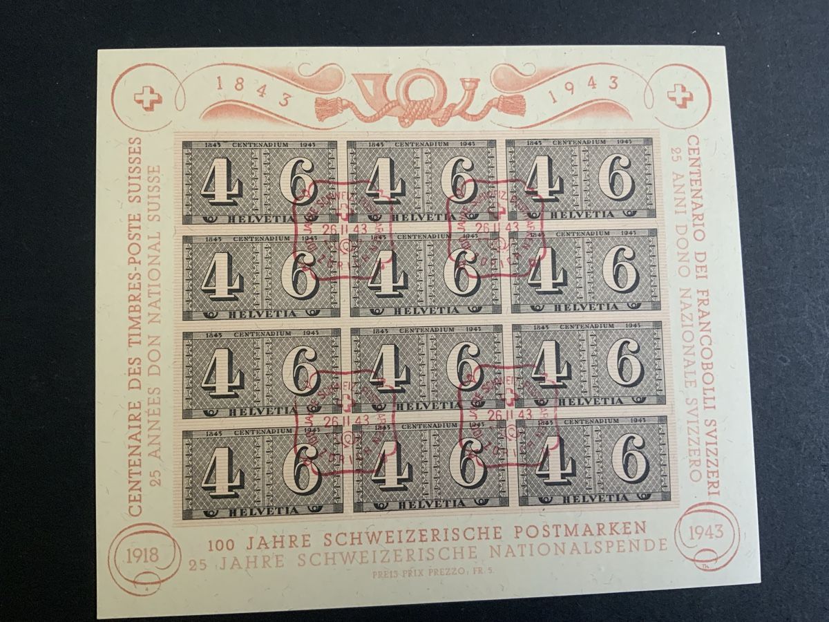 Tutti i francobolli: Blockausgaben Briefmarken – Usato da Binningen venduto da chr_cr5n