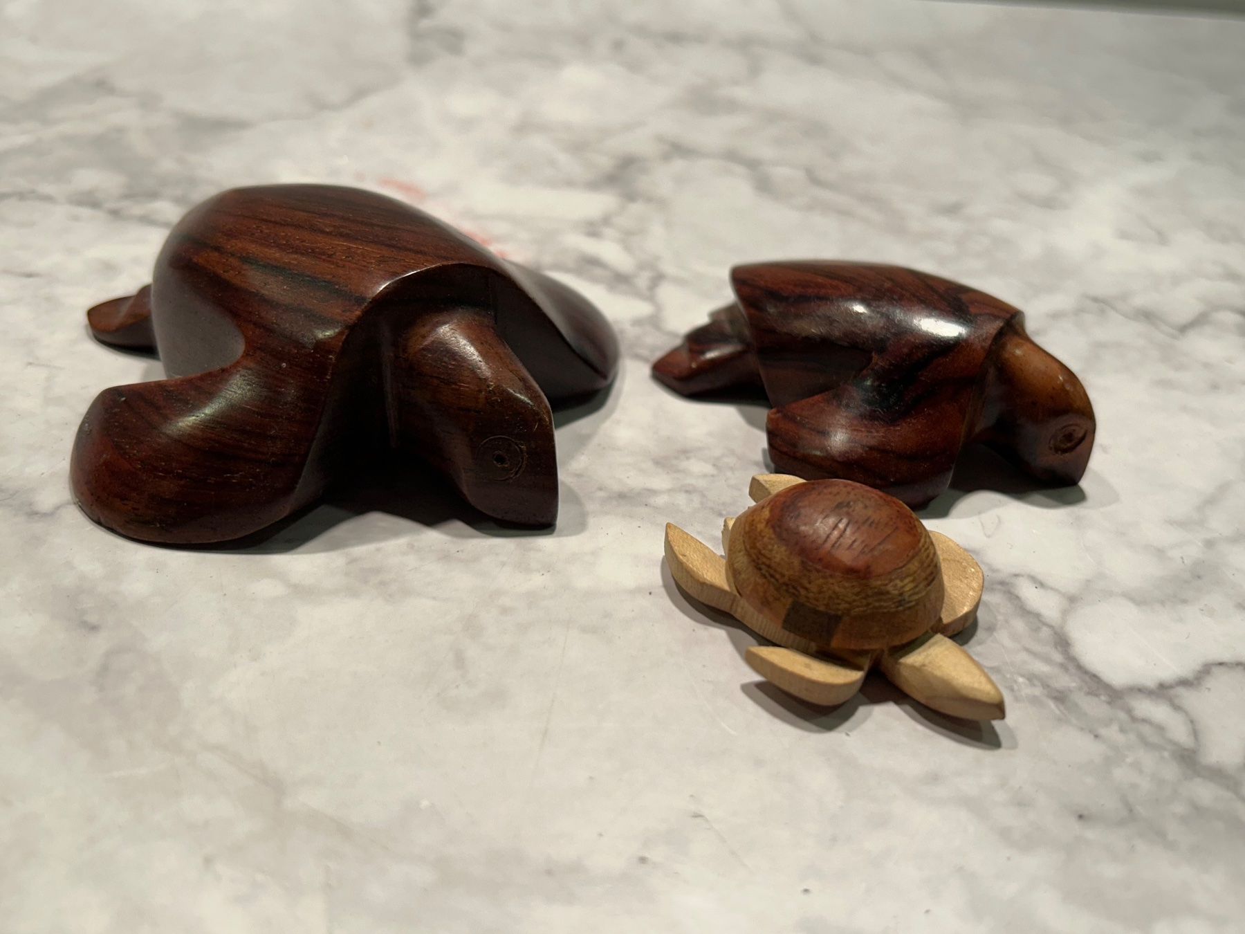 Tutte le decorazioni: 3 Holz Schildkröten, Deko – Usato da Basel venduto da toy_t8bb 3