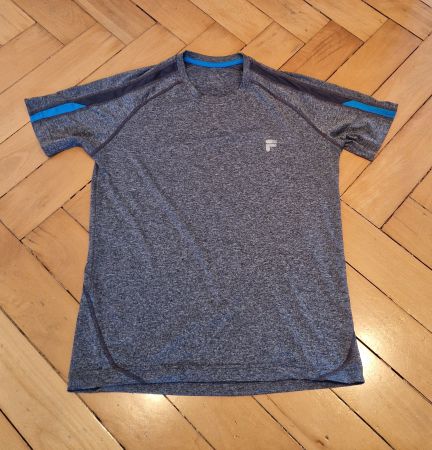 Fila Sportshirt / Joggingshirt, grau-blau, Grösse S, NP 35.-