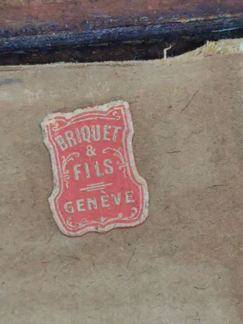 Gemälde: PAYSAGE SUISSE HUILE SUR PANNEAU – Gebraucht aus Genève von Qanil77 5