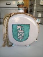 Schnapsflasche mit St.Galler Kantonswappen