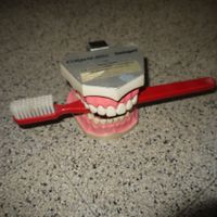 Zahnersatz moule dentiste dentier vintage