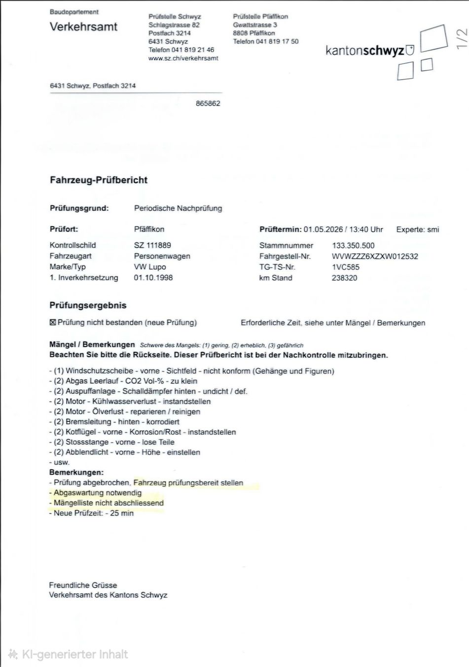 VW Autos: VW Lupo 1.4 16V  – D'occasion à Tuggen par oli_f76w 8