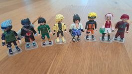 8 Playmobil Naruto-Figuren