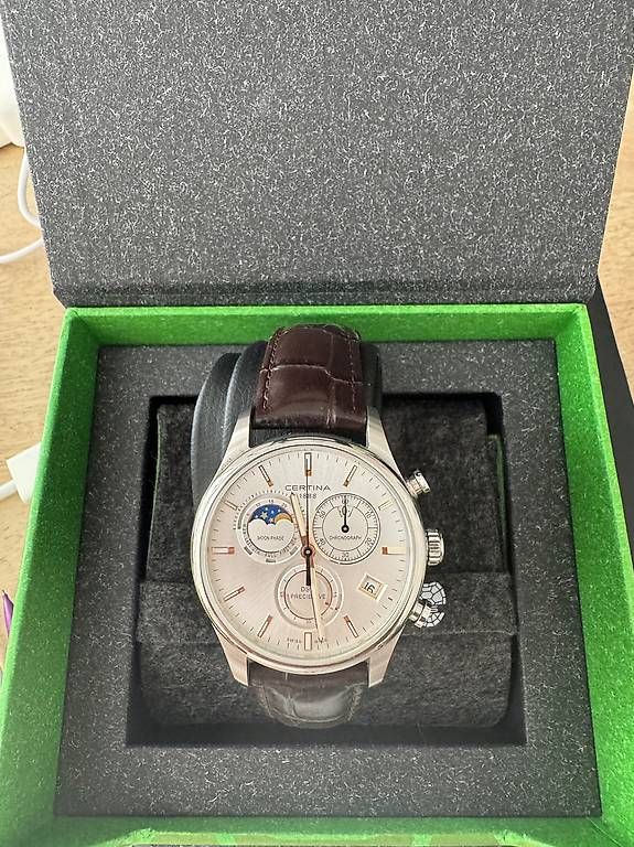 Orologi: Certina DS-8 Chronograph Moon Phase Precidrive  Box – Usato da Zürich venduto da Croton1983