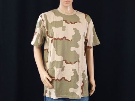 Camouflage-Shirt in Grösse XXL aus 100% Baumwolle