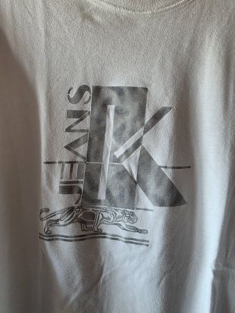 Krizia Jeans Damen Baumwoll Langarm T-Shirt Gr. L