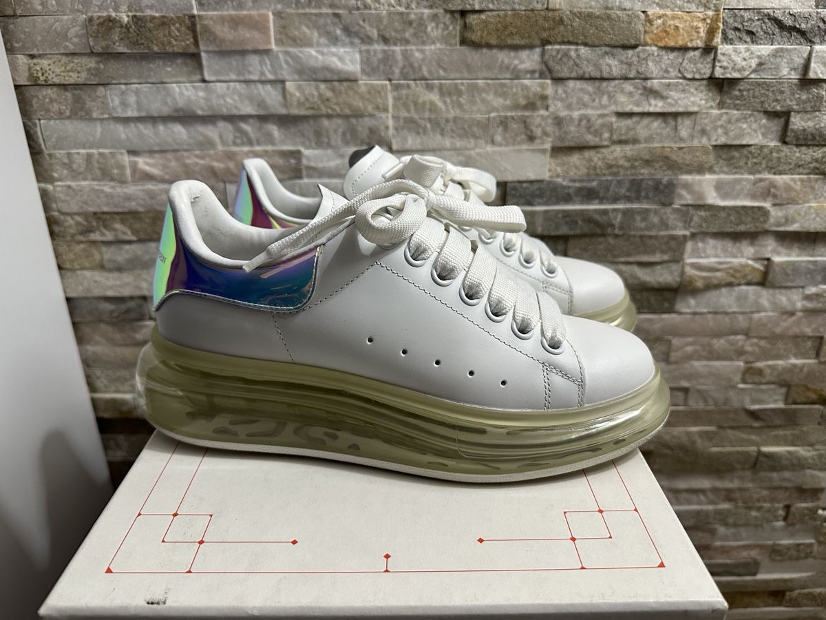 Alexander Mcqueen Scarpe da uomo: Alexander McQueen Oversized Sneaker White Multi Nº37 – Usato da Lugano venduto da ROLEX-SWISS1976 7