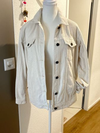 Cordjacke Damen creme von Noisy May Gr. M
