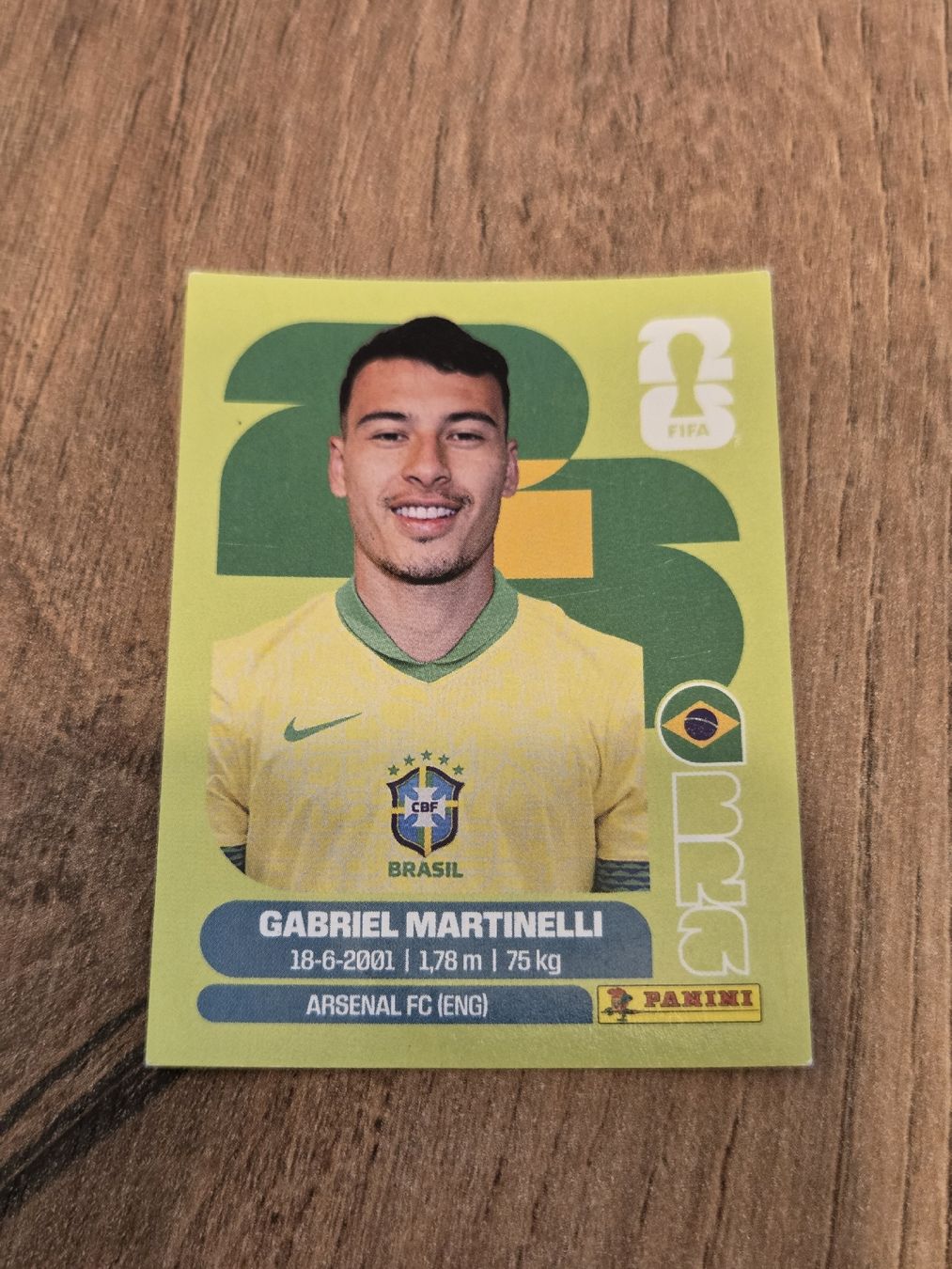 Panini Carte collezionabili: Panini Sticker Gabriel Martinelli BRA 18 – Nuovo (secondo la descrizione) da Heiligenschwendi venduto da Fam.Schneider