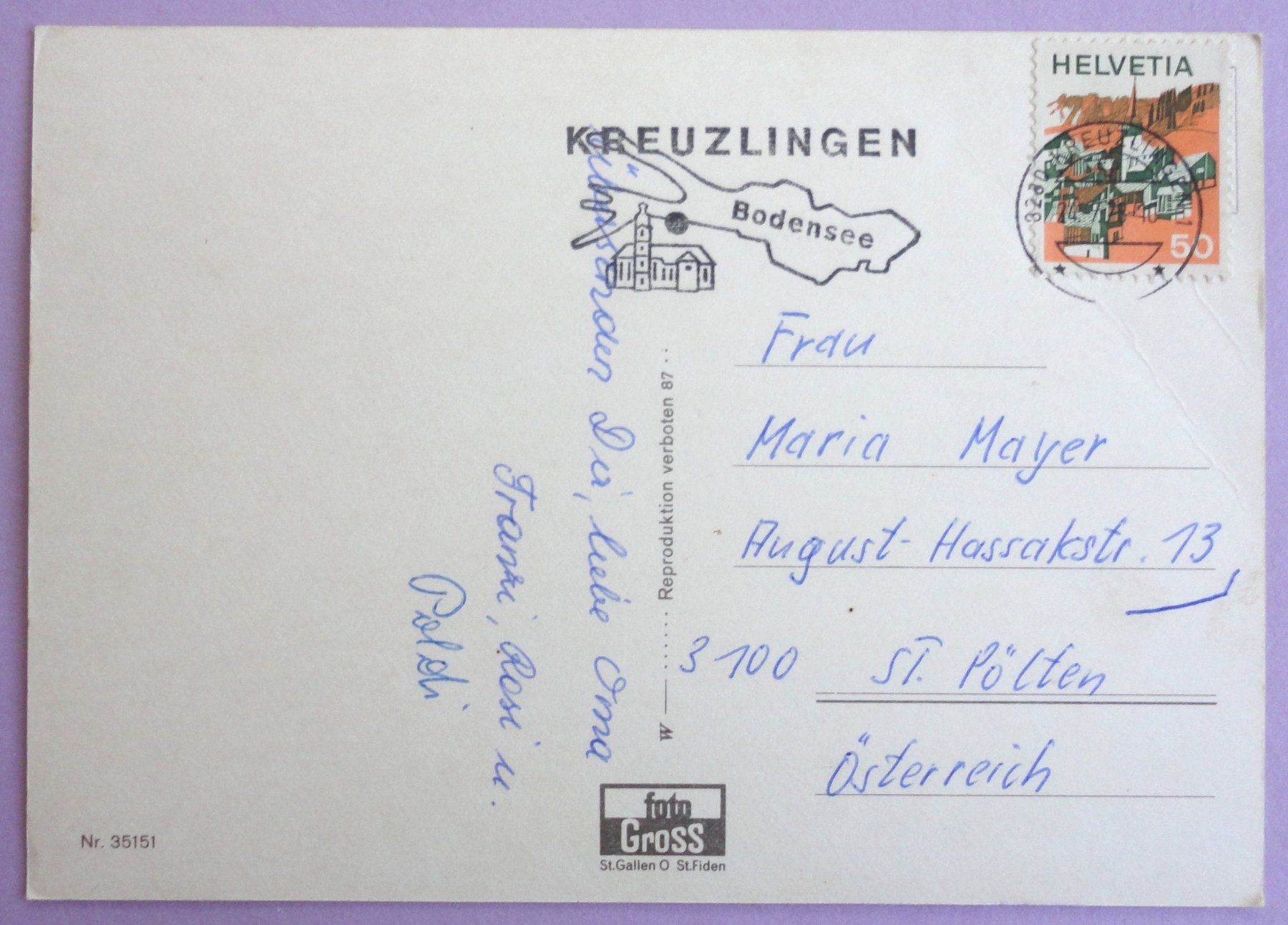 Cartoline postali: Gruss vom Bodensee – Usato da Fétigny venduto da Billy2miny 1