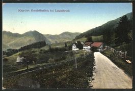 Bachthalen bei Langenbruck, gelaufen 1917