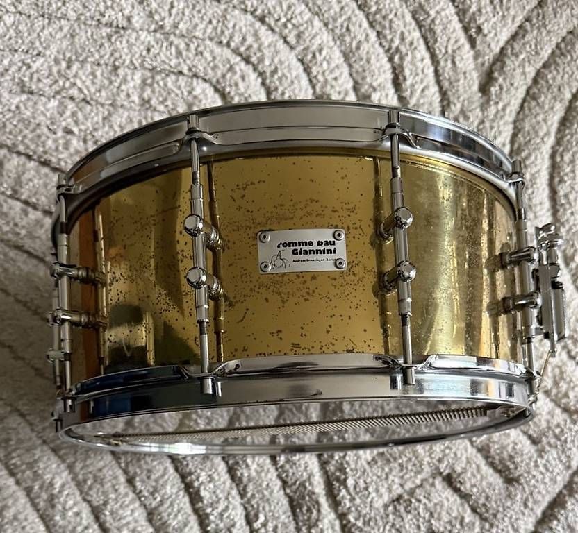 Musikinstrumente: Giannini Snare Drum Messing  14 × 6,5 – Gebraucht aus Bern von Matthias3006