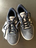 Adidas VL Court 2.0 K K210 Trainers Navy Suede New