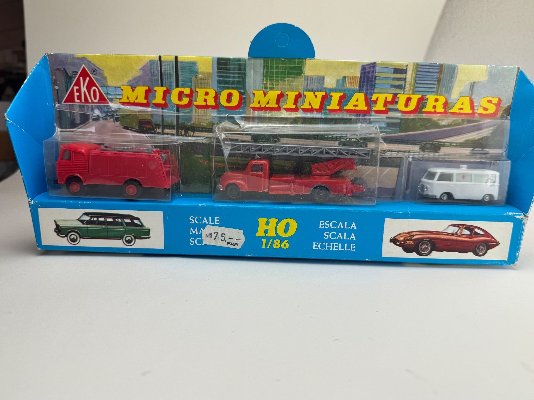 Eko Modellini d'auto: CH- EKO Set Feuerwehr  Nr. 2505 – Usato da Elm venduto da Wikmtz