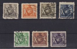 Liechtenstein 1921: Serie Wappenmuster 12 1/2 - Kat. 360.--