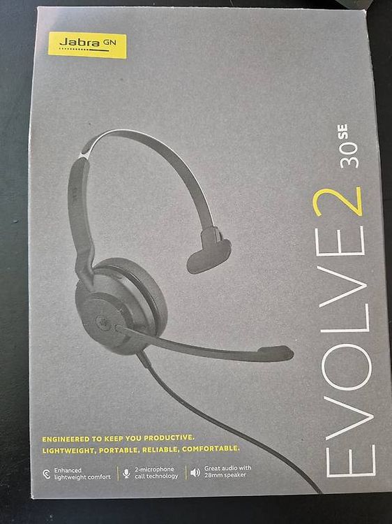 Jabra Kopfhörer: Jabra Evolve 2 30SE Mono – Gebraucht aus Chur von robertnawfal 2
