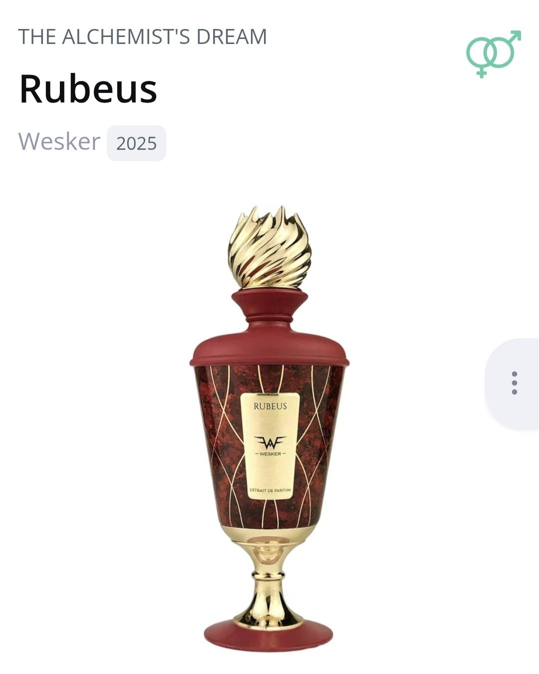 Profumi & Eau de Toilette: 2 ml RUBEUS WESKER EXTRAIT ABFÜLLUNG – Nuovo (secondo la descrizione) da St. Gallen venduto da CaliSunshine 1