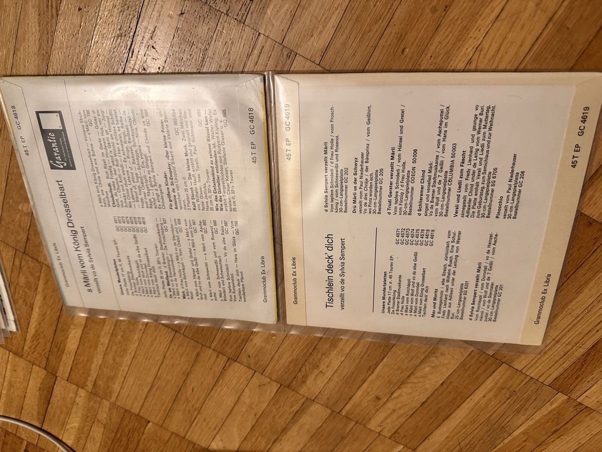 Vinyles: 7 Märchen Schlierenerkinder oder Sylvia Sempert – D'occasion à Zürich par marusapulmi 3