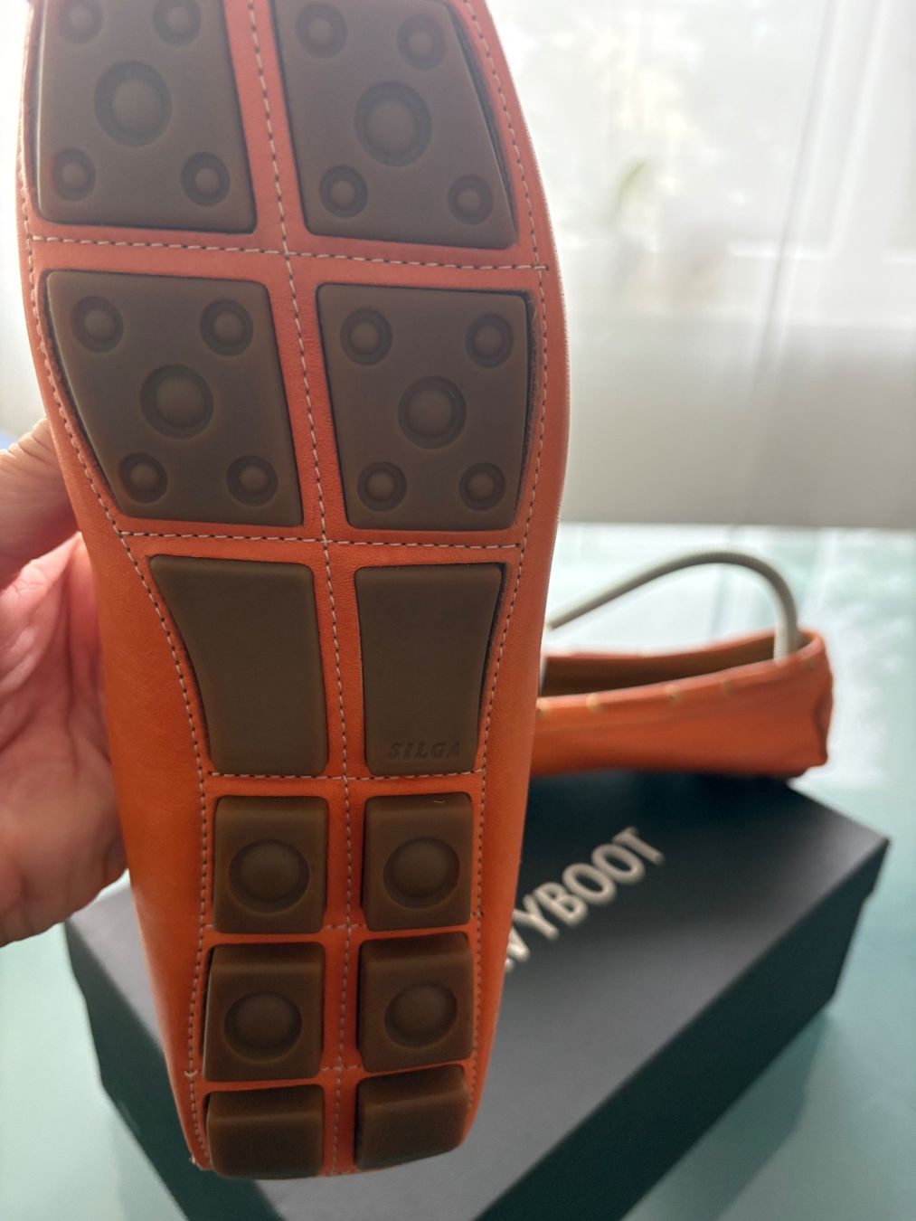 Navyboot Scarpe da donna: Navyboot Riviara Mokassin Gr. 40 in Orange – Usato da Thun venduto da lulumax 1